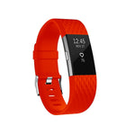 Cinturino sportivo regolabile con motivo diamante per FITBIT Charge 2, dimensioni: L, 12,5x8,5 cm, L