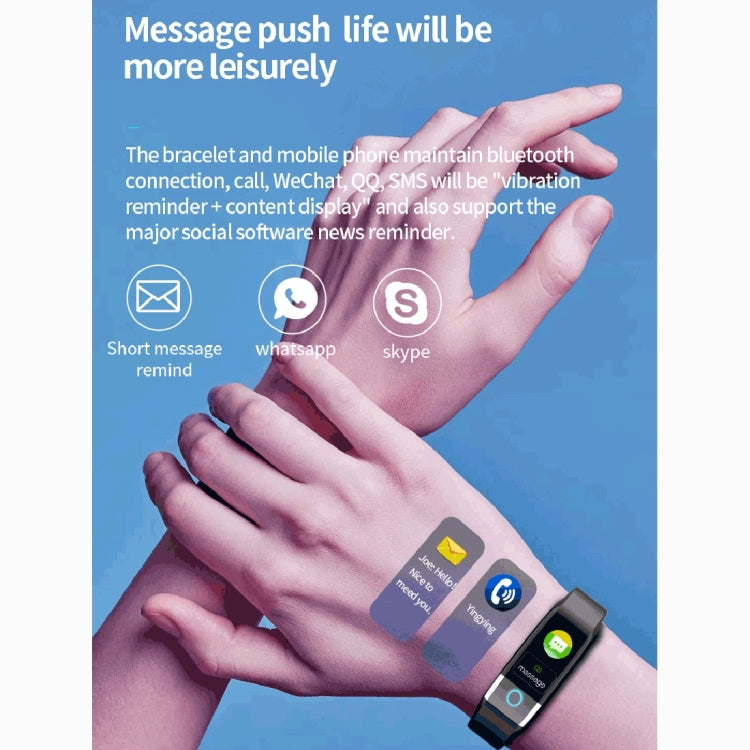 X1 Smart Watch impermeabile con schermo a colori da 1,08 pollici IP67