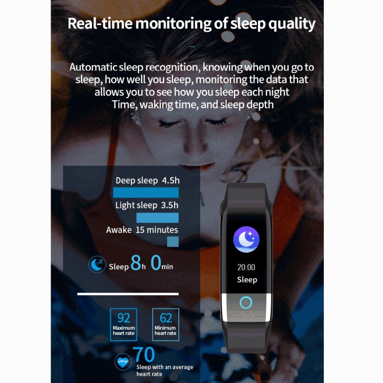 X1 Smart Watch impermeabile con schermo a colori da 1,08 pollici IP67