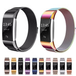 Cinturino per orologio Smart Watch in acciaio inossidabile per FITBIT Charge 2, misura: L, Size: L