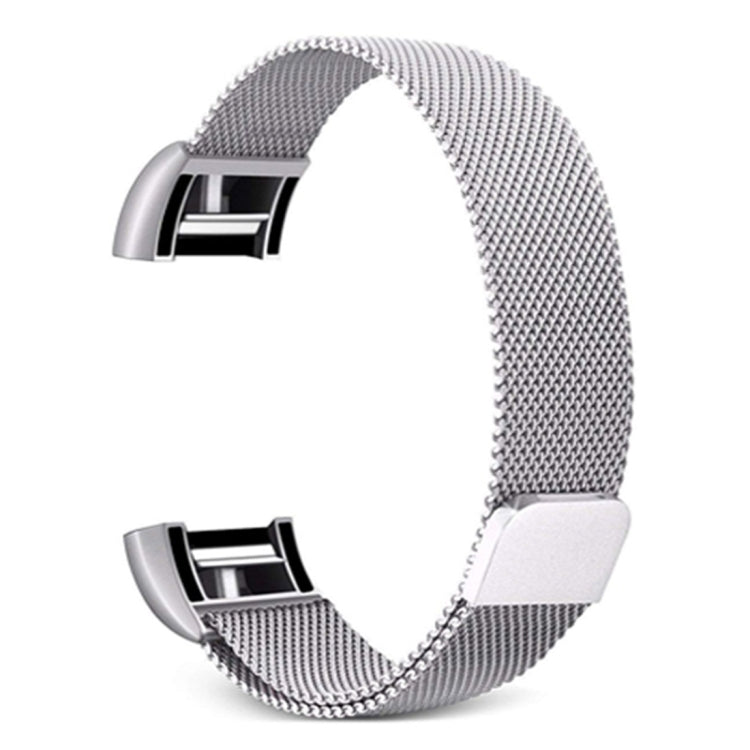 Cinturino per orologio Smart Watch in acciaio inossidabile per FITBIT Charge 2, misura: L, Size: L
