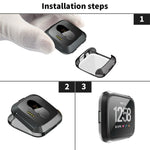 Custodia protettiva morbida in TPU per Smart Watch per Fitbit Versa