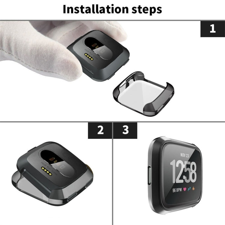 Custodia protettiva morbida in TPU per Smart Watch per Fitbit Versa