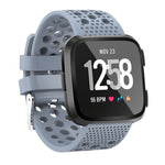 Cinturino per orologio Smart Watch con foro circolare di ventilazione per Fitbit Versa
