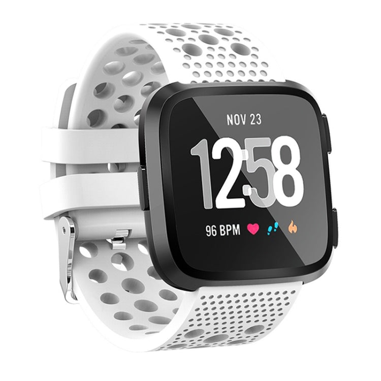 Cinturino per orologio Smart Watch con foro circolare di ventilazione per Fitbit Versa
