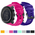 Cinturino in silicone Smart Watch per Suunto Ambit3 verticale