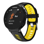 Cinturino in silicone Smart Watch per Garmin Forerunner 735XT