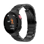 Cinturino universale per orologio intelligente con tre strisce di acciaio per Garmin Forerunner 220/230/235/630/620/735