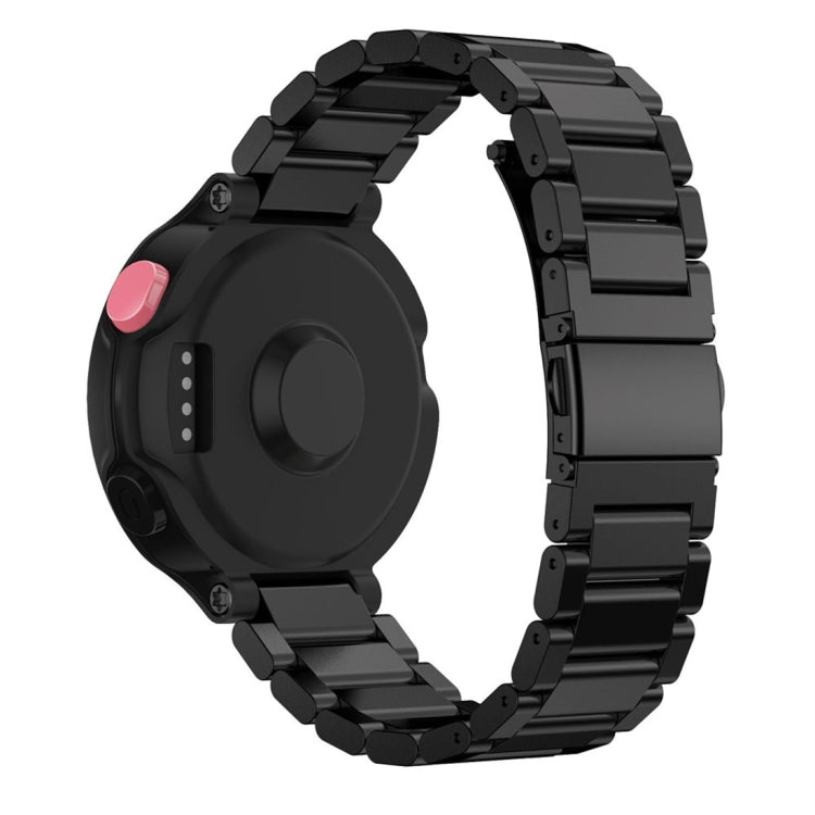 Cinturino universale per orologio intelligente con tre strisce di acciaio per Garmin Forerunner 220/230/235/630/620/735