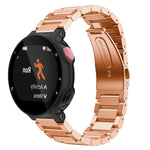 Cinturino universale per orologio intelligente con tre strisce di acciaio per Garmin Forerunner 220/230/235/630/620/735