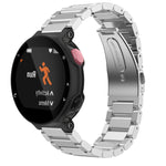 Cinturino universale per orologio intelligente con tre strisce di acciaio per Garmin Forerunner 220/230/235/630/620/735