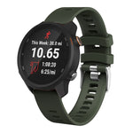 Cinturino in silicone Smart Watch per Garmin Forerunner 245