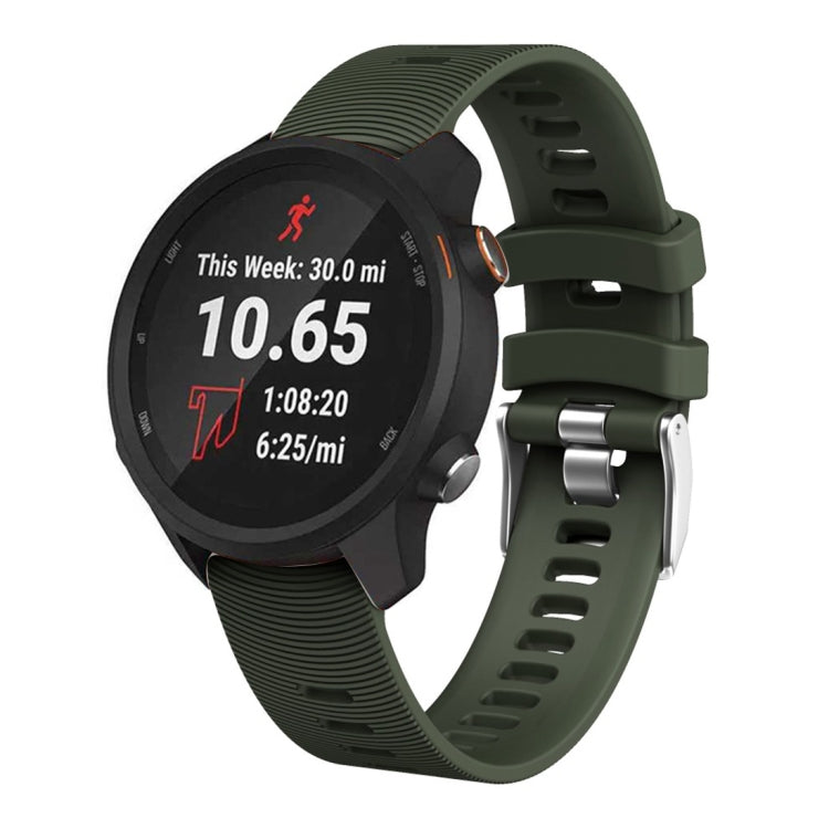 Cinturino in silicone Smart Watch per Garmin Forerunner 245
