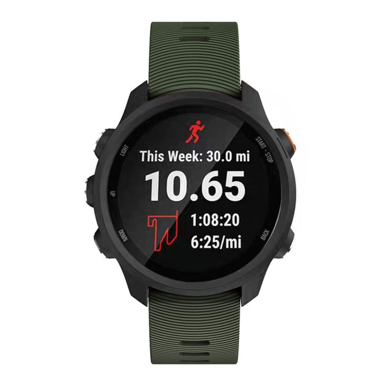 Cinturino in silicone Smart Watch per Garmin Forerunner 245