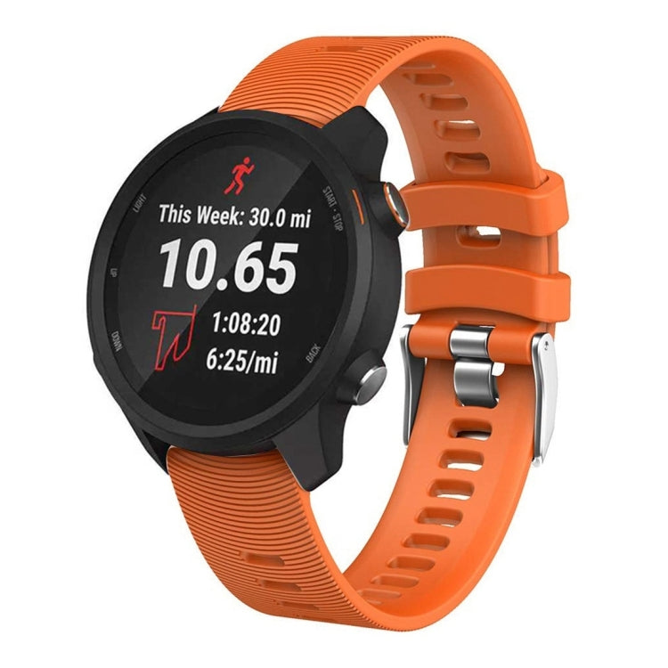 Cinturino in silicone Smart Watch per Garmin Forerunner 245