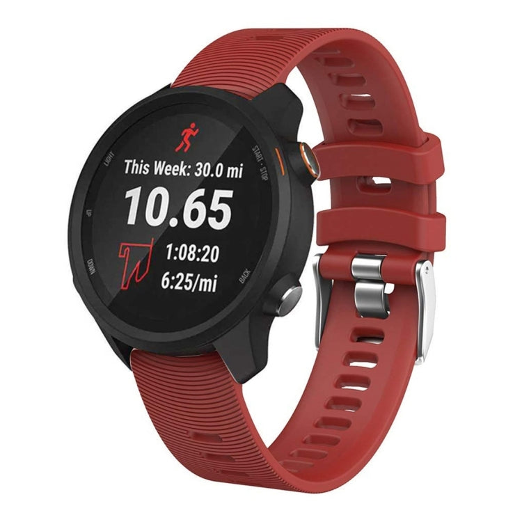 Cinturino in silicone Smart Watch per Garmin Forerunner 245