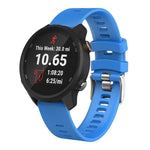 Cinturino in silicone Smart Watch per Garmin Forerunner 245
