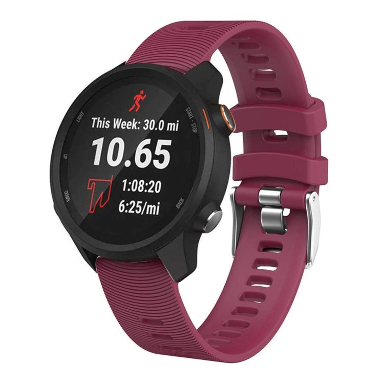 Cinturino in silicone Smart Watch per Garmin Forerunner 245