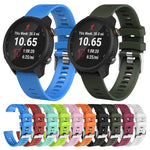 Cinturino in silicone Smart Watch per Garmin Forerunner 245