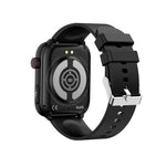 ET210 Schermo IPS da 1,91 pollici IP67 Orologio intelligente con cinturino in silicone impermeabile, supporto monitoraggio della temperatura corporea / ECG, ET210