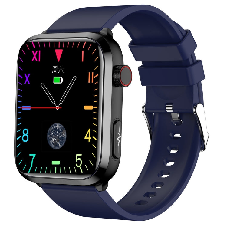 ET210 Schermo IPS da 1,91 pollici IP67 Orologio intelligente con cinturino in silicone impermeabile, supporto monitoraggio della temperatura corporea / ECG, ET210
