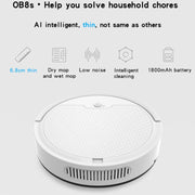 BOWAI OB8S Smart Route Charging Sweeping Robot for Home Use, OB8S (Black), OB8S (White)