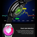 Lokmat T2 Pro Orologio intelligente impermeabile con touch screen IPS da 1,28 pollici, supporto per cardiofrequenzimetro/pressione sanguigna
