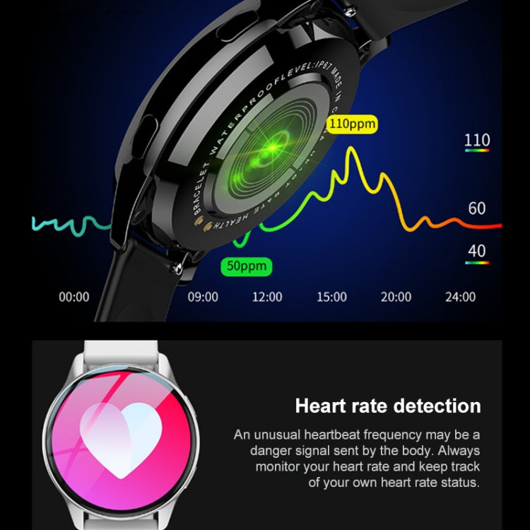 Lokmat T2 Pro Orologio intelligente impermeabile con touch screen IPS da 1,28 pollici, supporto per cardiofrequenzimetro/pressione sanguigna