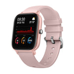 LOKMAT P8 Orologio intelligente per la salute impermeabile con schermo da 1,4 pollici, contapassi/sonno/monitor della frequenza cardiaca