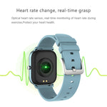 LOKMAT P8 Orologio intelligente per la salute impermeabile con schermo da 1,4 pollici, contapassi/sonno/monitor della frequenza cardiaca