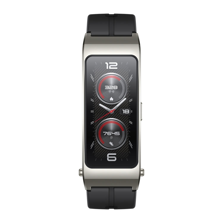 Braccialetto intelligente originale Huawei TalkBand B7, schermo da 1,53 pollici, supporto chiamata Bluetooth / frequenza cardiaca / ossigeno nel sangue / monitoraggio del sonno