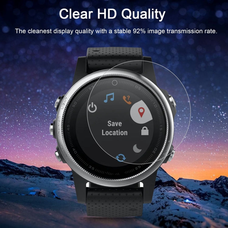2 PCS ENKAY Hat-Prince per Garmin Fenix 5S Smart Watch 0.2mm 9H Durezza superficiale 2.15D Pellicola per schermo in vetro temperato antideflagrante