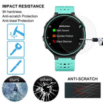 2 PZ ENKAY Hat-Prince per Garmin Forerunner 235 Smart Watch 0,2 mm 9H Durezza superficiale 2.15D Pellicola per schermo in vetro temperato antideflagrante