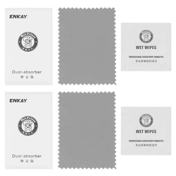 2 PZ ENKAY Hat-Prince per Xiaomi Huami AMAZFIT Smart Watch 0.2mm 9H Durezza superficiale 2.15D Pellicola per schermo in vetro temperato antideflagrante
