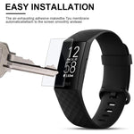 5 pezzi per Fitbit Charge 3/4 Pellicola per schermo morbida in TPU antideflagrante, For Fitbit Charge 3