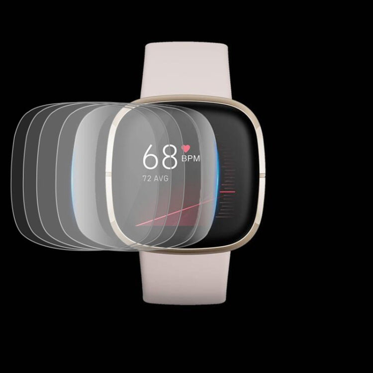 5 pezzi per Fitbit Versa 3 / Sense Pellicola per schermo morbida in TPU antideflagrante, For Fitbit Versa 3