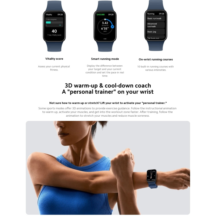 Orologio intelligente originale Xiaomi Mi Band 8 Pro Global da 1,74 pollici AMOLED a colori 5ATM impermeabile, supporto GPS / NFC / frequenza cardiaca
