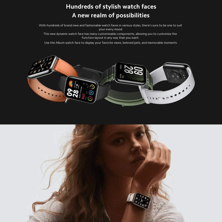 Orologio intelligente originale Xiaomi Mi Band 8 Pro Global da 1,74 pollici AMOLED a colori 5ATM impermeabile, supporto GPS / NFC / frequenza cardiaca