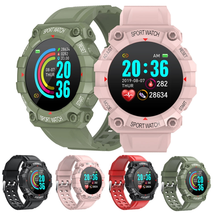 Smartwatch sportivo con schermo rotondo a colori da 1,3 pollici FD68, supporta la frequenza cardiaca/modalità multi-sport, FD68