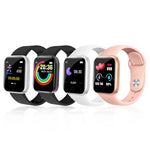 Smart Watch Y68 da 1,44 pollici, supporta il monitoraggio dell'ossigeno nel sangue della pressione sanguigna della frequenza cardiaca, Y68 Black, Y68 Pink, Y68 White, Y68 Silver Black