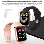 Smart Watch Y68 da 1,44 pollici, supporta il monitoraggio dell'ossigeno nel sangue della pressione sanguigna della frequenza cardiaca, Y68 Black, Y68 Pink, Y68 White, Y68 Silver Black