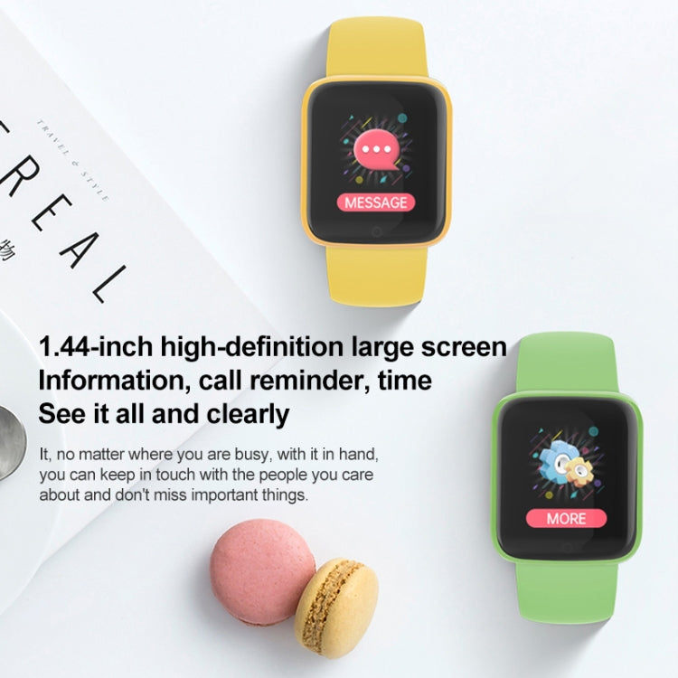 Smart Watch Y68M da 1,44 pollici, supporta il monitoraggio dell'ossigeno nel sangue della pressione sanguigna della frequenza cardiaca
