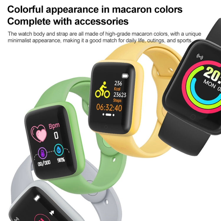 Smart Watch Y68M da 1,44 pollici, supporta il monitoraggio dell'ossigeno nel sangue della pressione sanguigna della frequenza cardiaca
