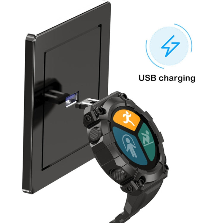 FD68S Smart Watch sportivo con schermo a colori Roud da 1,44 pollici, supporta la frequenza cardiaca/modalità multi-sport, FD68S
