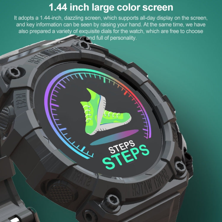 FD68S Smart Watch sportivo con schermo a colori Roud da 1,44 pollici, supporta la frequenza cardiaca/modalità multi-sport, FD68S