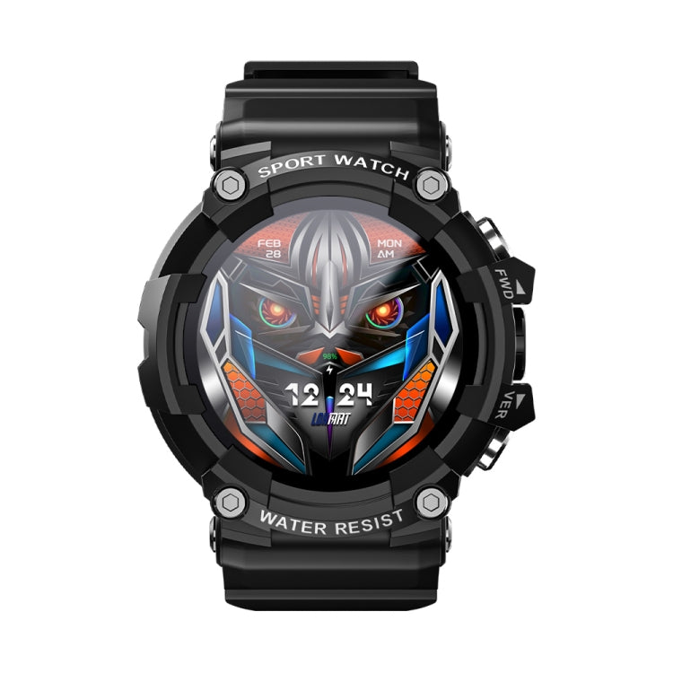 LOKMAT ATTACK 3 Orologio intelligente per fitness sportivo con schermo TFT da 1,28 pollici, supporto per chiamate Bluetooth, ATTACK 3