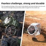 LOKMAT ATTACK 3 Orologio intelligente per fitness sportivo con schermo TFT da 1,28 pollici, supporto per chiamate Bluetooth, ATTACK 3
