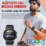 LOKMAT ATTACK 3 Orologio intelligente per fitness sportivo con schermo TFT da 1,28 pollici, supporto per chiamate Bluetooth, ATTACK 3