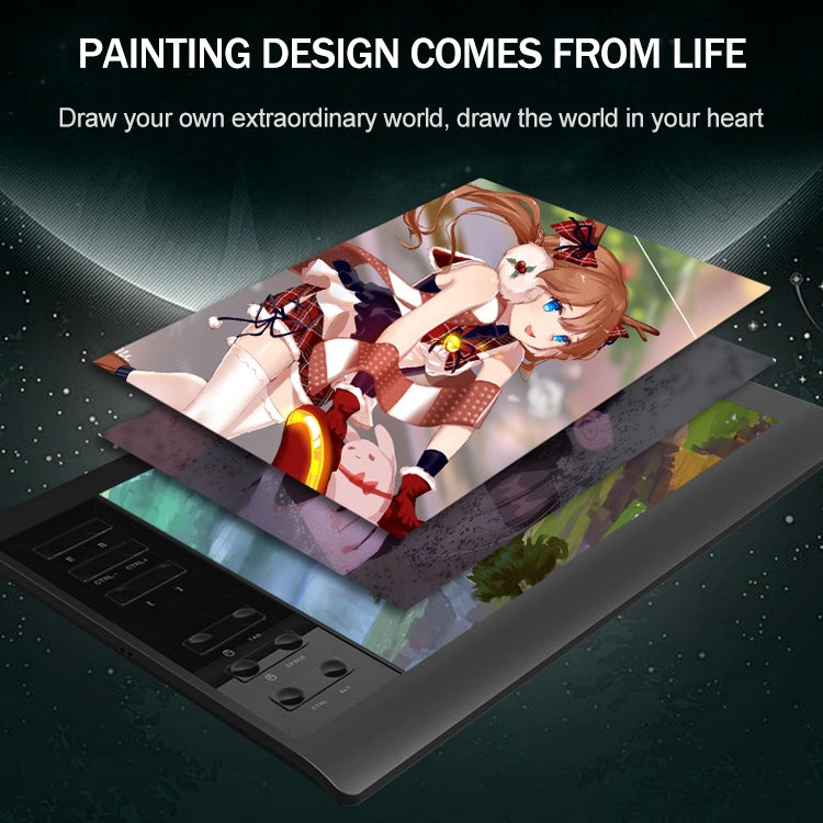 10Moons G10 Tablet con schermo digitale e penna passiva
