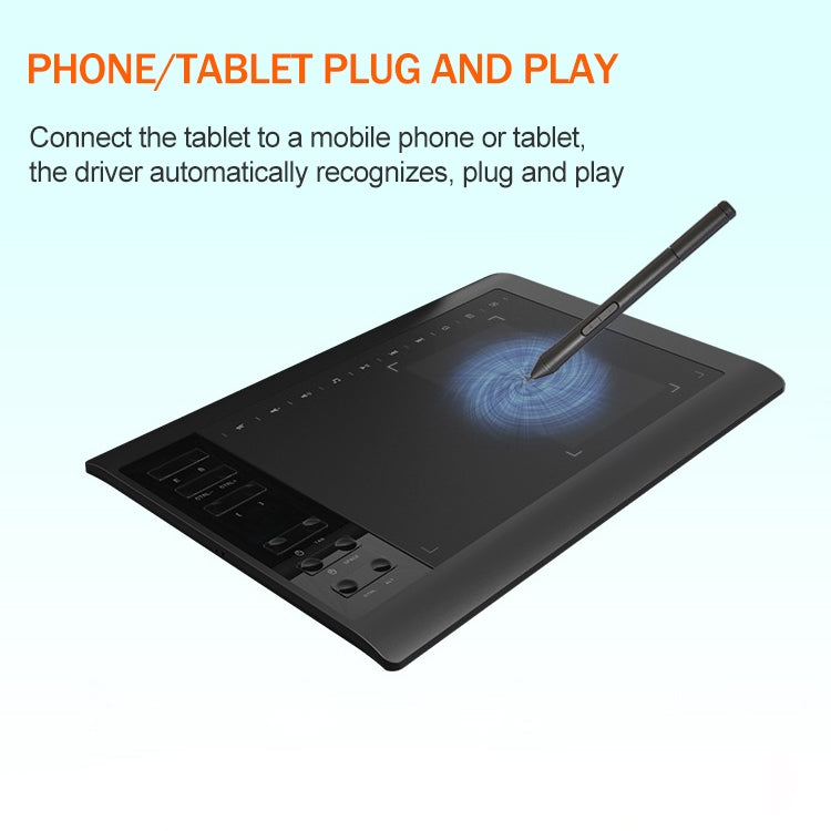 10Moons G10 Mobile Phone Tablet Computer Drawing Digital Screen with Passive Pen 8192